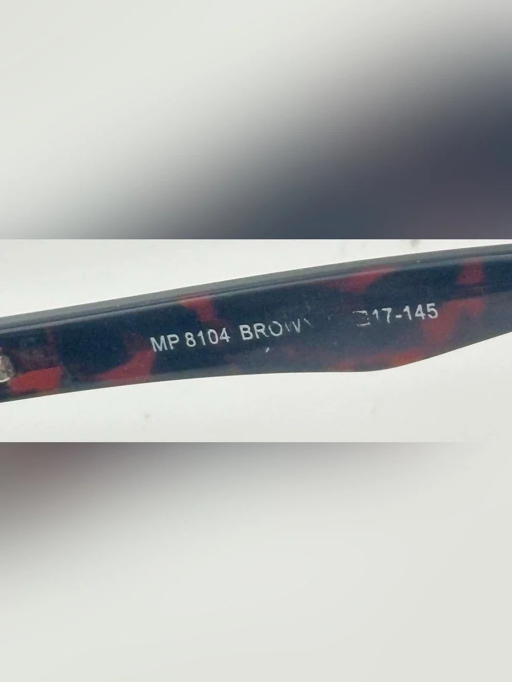 MD8104 Tortoise Oval Sunglasses Frames Only